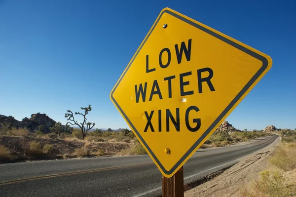 Joshua tree traffic signs — Stock Photo, Image