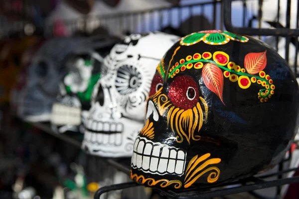 Day of the dead colorful skulls — Stock Photo, Image