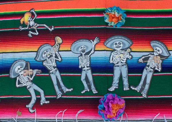 Dag van de dode mariachi — Stockfoto