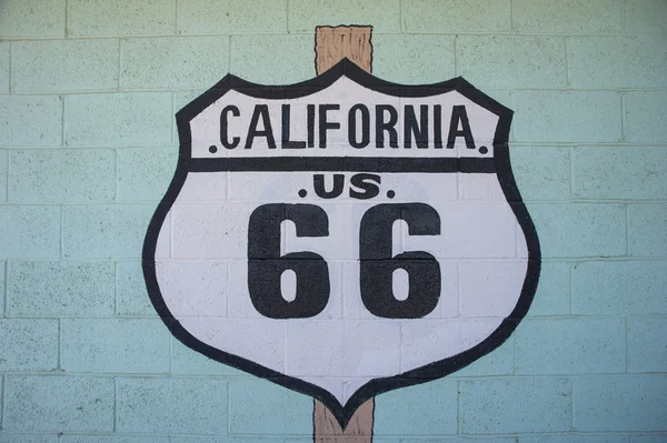 Señal de ruta 66 de California —  Fotos de Stock