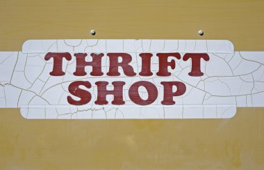 thrift shop sign clipart
