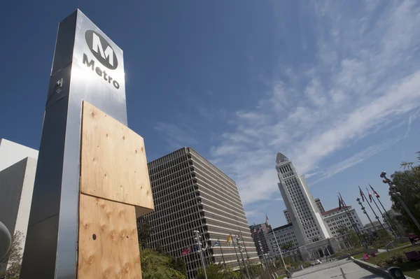 Fermata metro Los angeles — Foto Stock