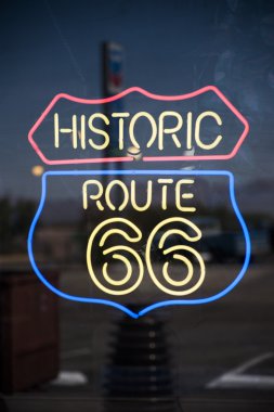 Route 66 neon tabela