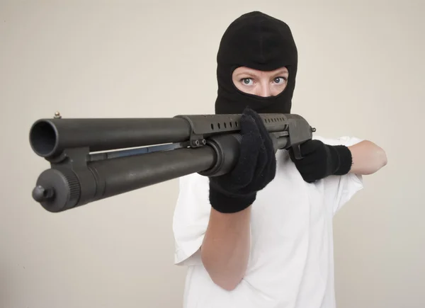 Armed robbery — Stock Photo, Image