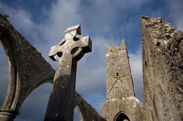 Claregalway friary ruïnes — Stockfoto