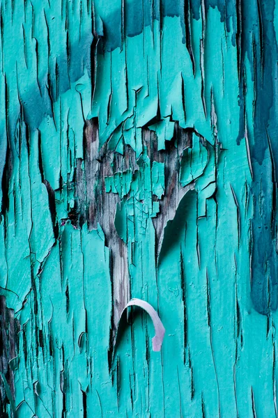 Pelar la textura de pintura azul —  Fotos de Stock