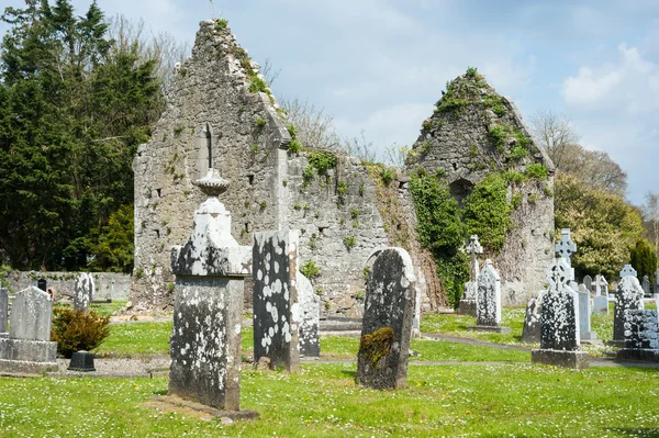 Celtycki cmentarz, ruiny — Zdjęcie stockowe