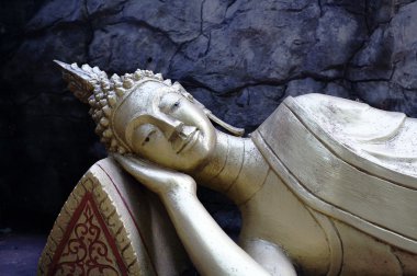 Lying Buddha clipart