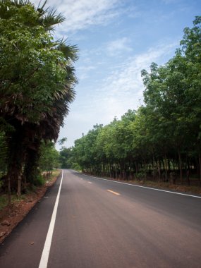 Asfalt, arka plan, arka planlar, mavi, parlak, bulut, bulutlar, c