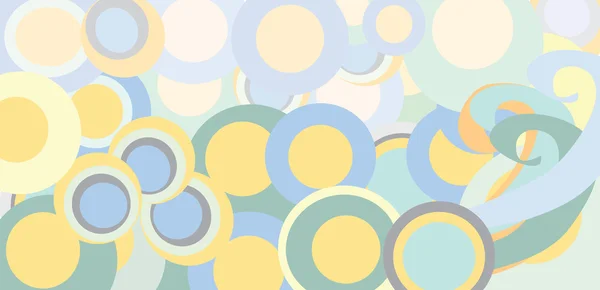 Hintergrund. Textur und Muster mit Kreisen, Licht und Wellen — Stockvektor