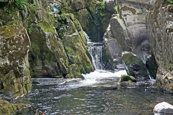 Lugwy river in Conwy north Wales near Betws y coed. 