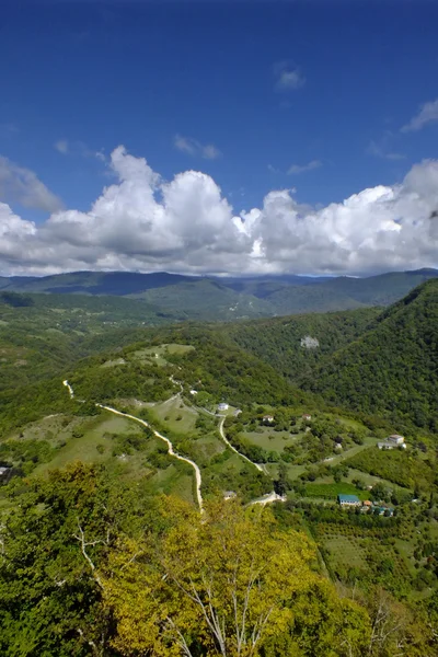 Köy Manzaralı dağ manzarası
