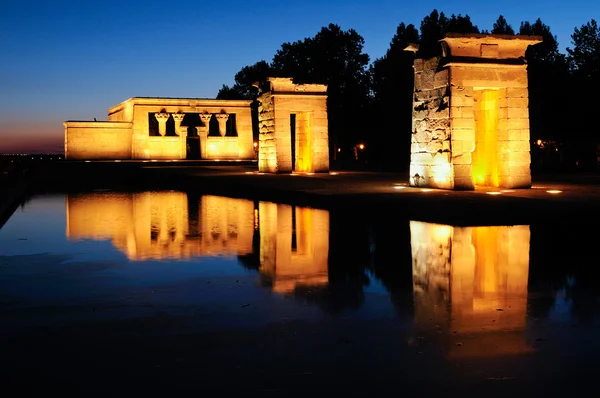 Debods tempel, Madrid, Spanien — Stockfoto