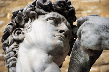 Statue of David by Michelangelo in Florence, Tuscany, Italy clipart