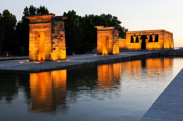 Tempio di Debod, Madrid, Spagna — Foto Stock