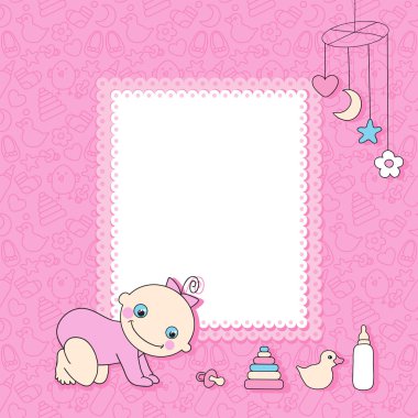 bebek duyuru kartı.