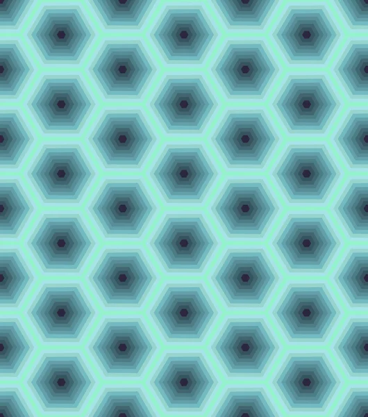 Abstract seamless pattern of hexagons. — Stock Vector