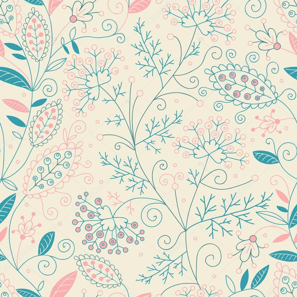 Beautiful floral seamless pattern.