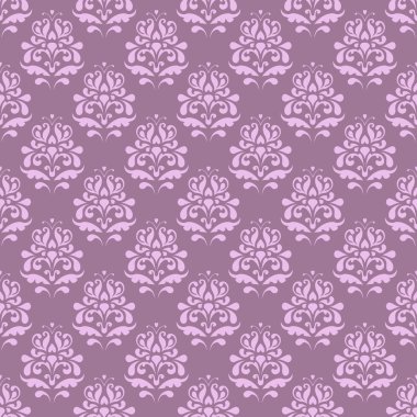 Dekoratif çiçek - süsen ile Seamless Modeli.