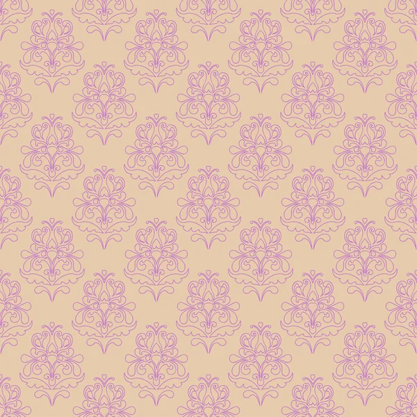 Motif sans couture avec des fleurs décoratives iris . — Image vectorielle