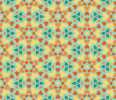 Dikişsiz çiçek desenli kupa