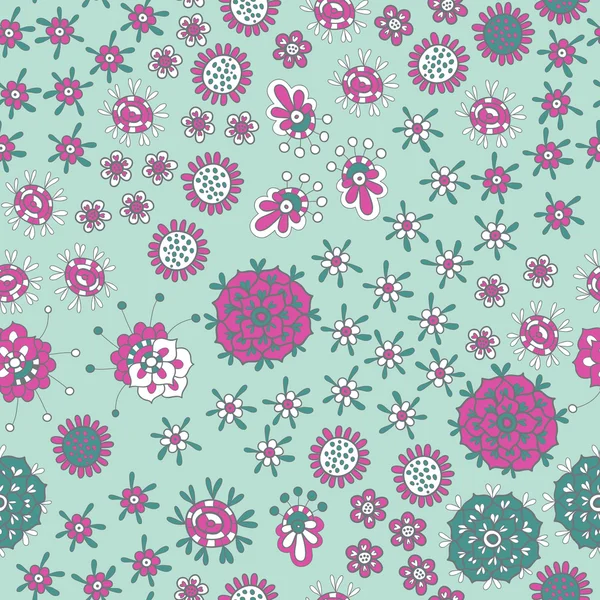 Vintage motif floral vecteur . — Image vectorielle