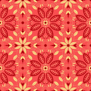 oryantal geleneksel süsleme. seamless modeli.