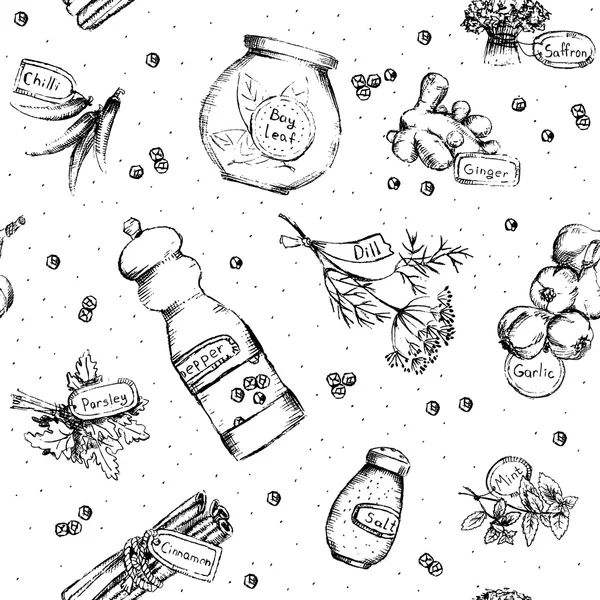 Spices and herbs — Stock Illustration Spices and herbs Royalty Free Stock Vectors