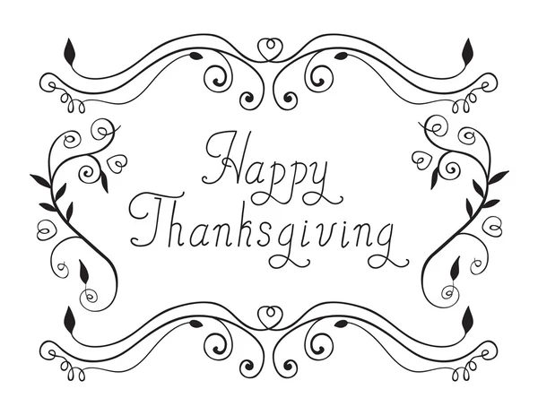 Happy Thanksgiving — Stock Vector