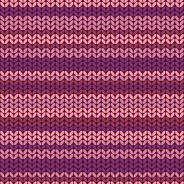 Illustration motif tricoté sans couture . — Image vectorielle