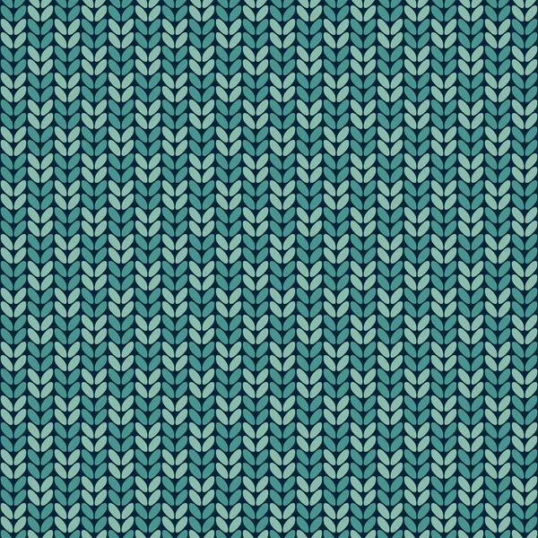 Illustration seamless knitted pattern. — Stock Vector