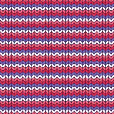 resimde Dikişsiz örgü desen.