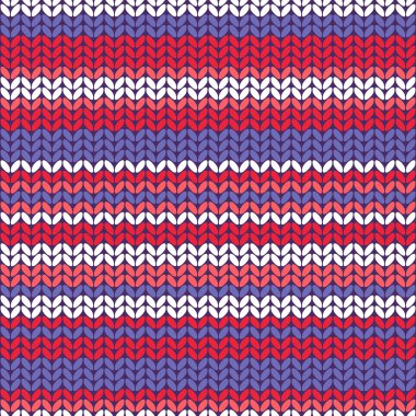 resimde Dikişsiz örgü desen.