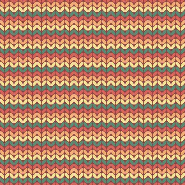 resimde Dikişsiz örgü desen.