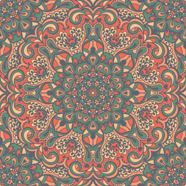 oryantal süslü seamless modeli.