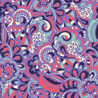 Dikişsiz soyut çizilmiş desen