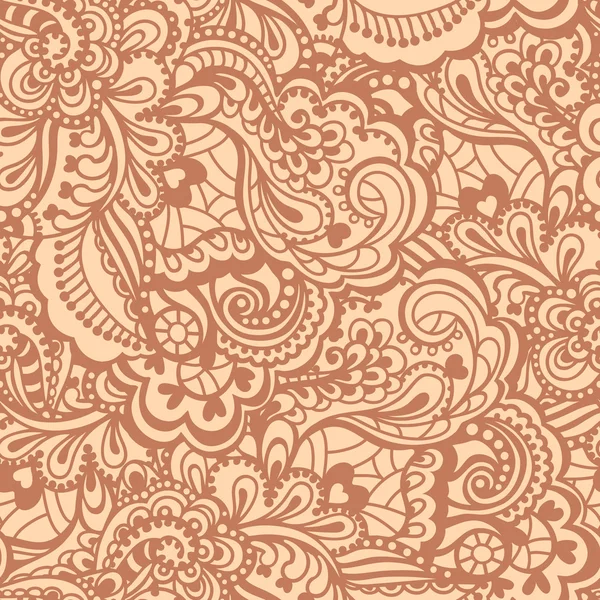 手描きの抽象的なシームレスなパターン — ストックベクタ