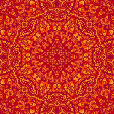 oryantal süslü seamless modeli.