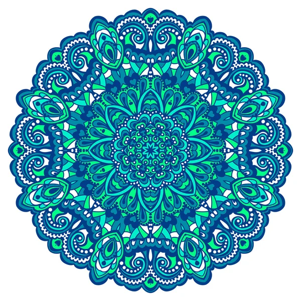 Flower Mandala. Abstract element for design — Stock Vector