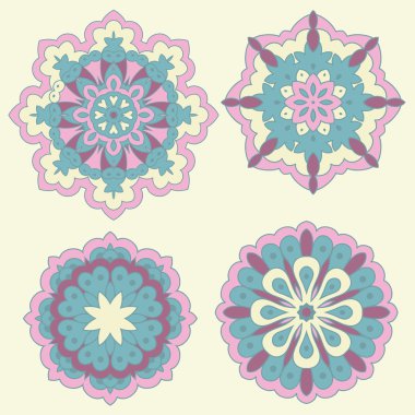 Arabesk. Dekoratif öğe.