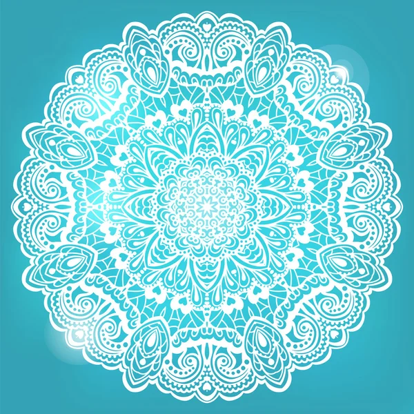 Abstrakt mandala. element för design — Stock vektor