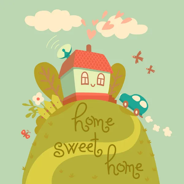 Home sweet home Vector Art Stock Images | Depositphotos