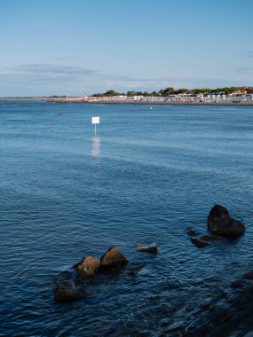İtalya, Gorizia 'daki Grado Sahili Spiaggia Costa Azzurra veya Vecchia