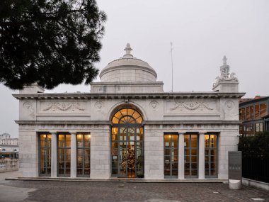Venedik, İtalya - 4 Ocak 2022: Palazzina Selva veya Venedik Köşkü