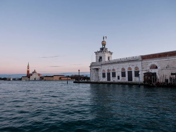 Punta Della Dogana Oder Dogana Mar Und Die Kirche San — Stockfoto