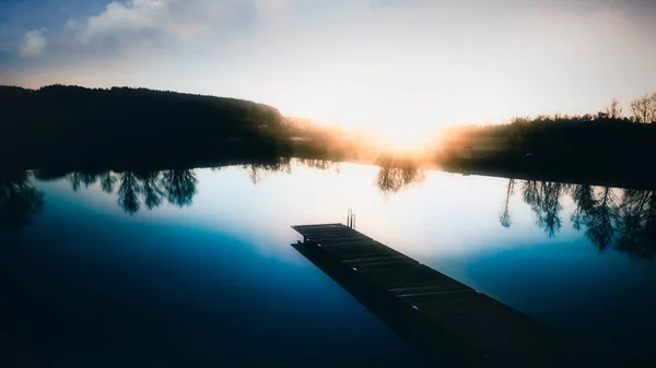 Güzel Göl Manzarası — Stok fotoğraf