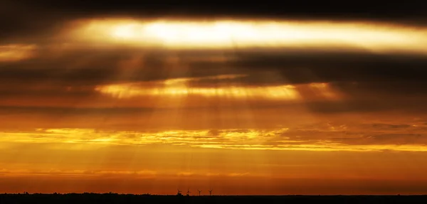 Céu do pôr do sol — Fotografia de Stock