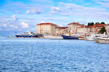 Old Istrian town in Novigrad, Croatia. clipart