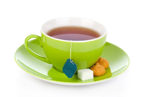 Healthy green tea cup — Stock Photo, Image