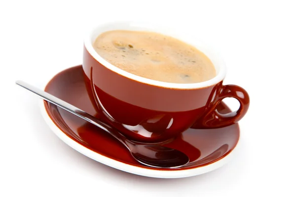 Taza de café, sobre fondo blanco — Foto de Stock